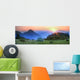Tent Mountains Wall Decal Panoramic