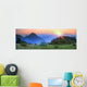 Tent Mountains Wall Decal Panoramic