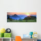Tent Mountains Wall Decal Panoramic