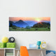 Tent Mountains Wall Decal Panoramic