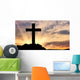 Silhouette Cross Wall Decal