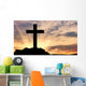 Silhouette Cross Wall Decal
