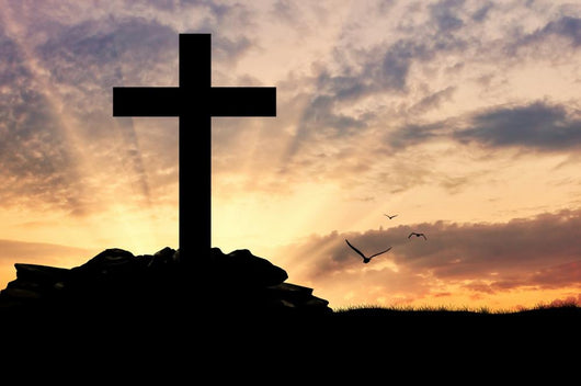 Silhouette Cross Wall Decal