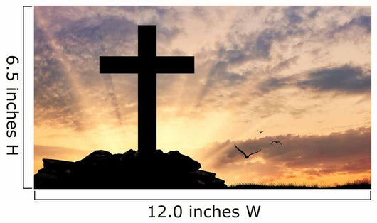 Silhouette Cross Wall Decal