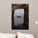 Small Wooden Row Boat Wall Decal