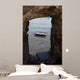 Small Wooden Row Boat Wall Decal