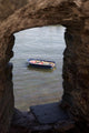 Small Wooden Row Boat Wall Decal