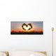Heart Bamboo Wall Decal