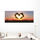 Heart Bamboo Wall Decal