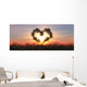 Heart Bamboo Wall Decal
