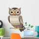 Decorative Vector Owl Wall Decal