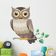Decorative Vector Owl Wall Decal