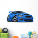 Modern Import Sports Car Wall Decal