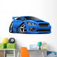 Modern Import Sports Car Wall Decal