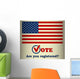 USA 2016 Presidential Election Wall Decal
