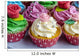 Cupcakes Decorated Wall Decal