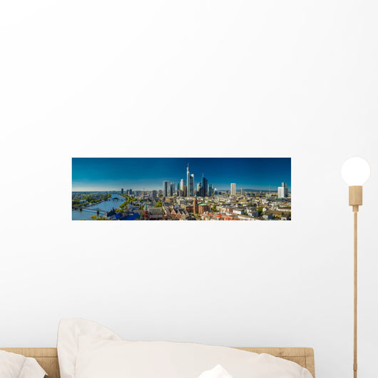 Skyline Frankfurt Wall Decal Panoramic