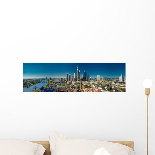 Skyline Frankfurt Wall Decal Panoramic