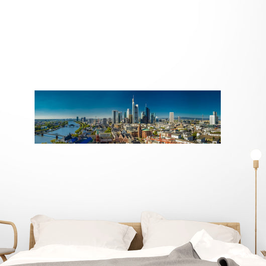 Skyline Frankfurt Wall Decal Panoramic