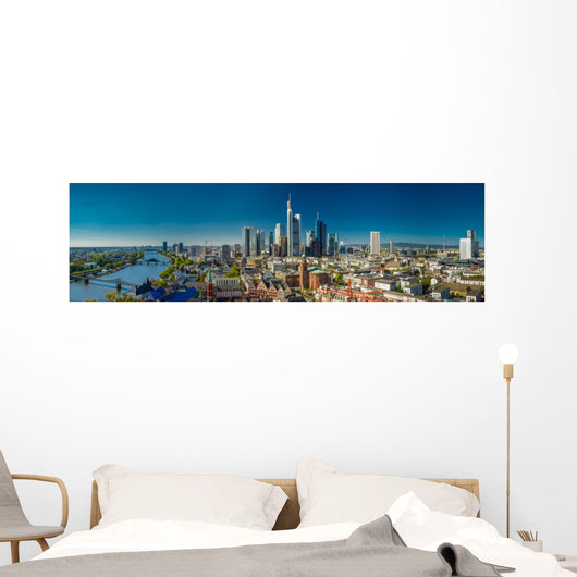 Skyline Frankfurt Wall Decal Panoramic