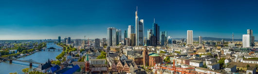 Skyline Frankfurt Wall Decal Panoramic