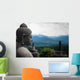 Stone Buddha Sideview Front Wall Decal