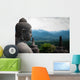 Stone Buddha Sideview Front Wall Decal