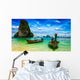 Long Tail Boats Beach Wall Decal