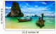 Long Tail Boats Beach Wall Decal