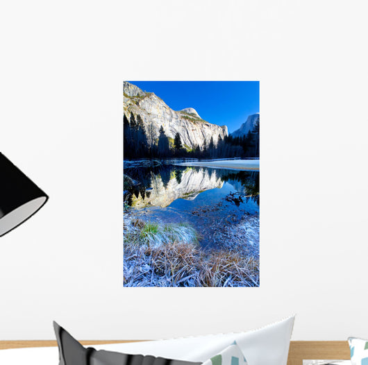 Yosemite Winter Half Dome Wall Decal