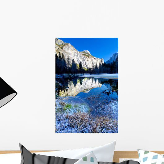 Yosemite Winter Half Dome Wall Decal