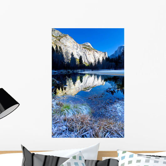 Yosemite Winter Half Dome Wall Decal