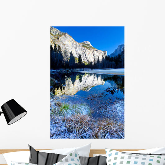 Yosemite Winter Half Dome Wall Decal