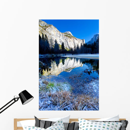 Yosemite Winter Half Dome Wall Decal