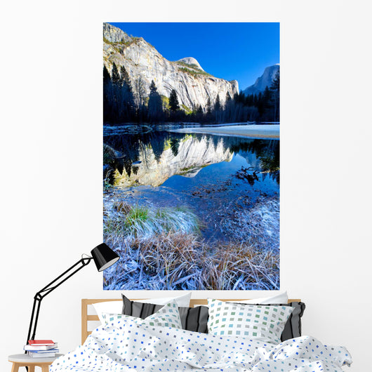 Yosemite Winter Half Dome Wall Decal