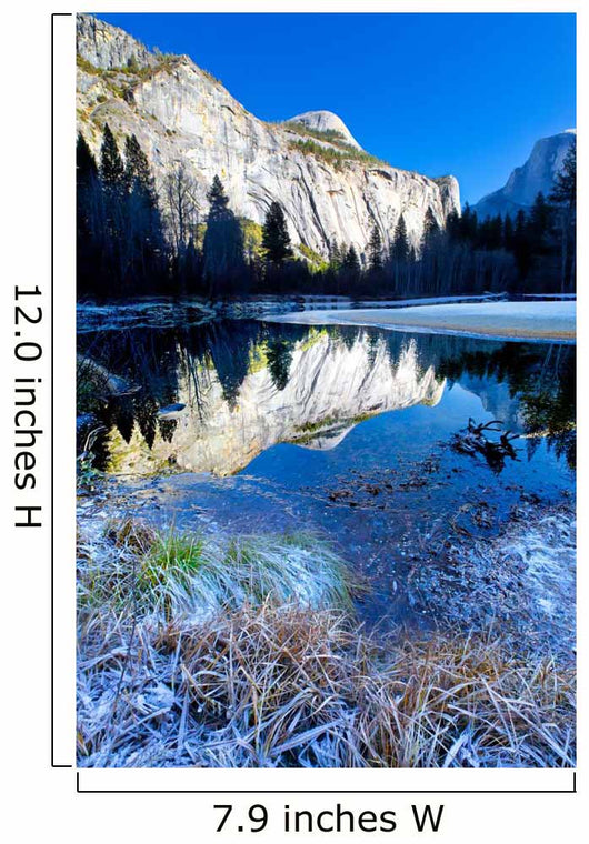 Yosemite Winter Half Dome Wall Decal