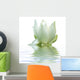 White Lotus Flower Wall Decal