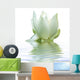 White Lotus Flower Wall Decal