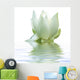 White Lotus Flower Wall Decal