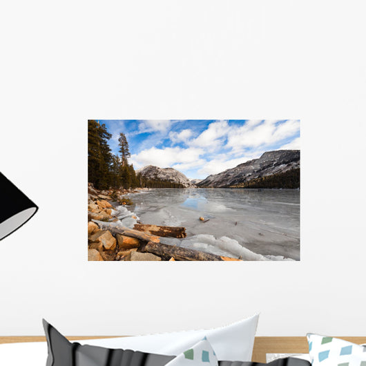Yosemite Frozen Lake Winter Wall Decal