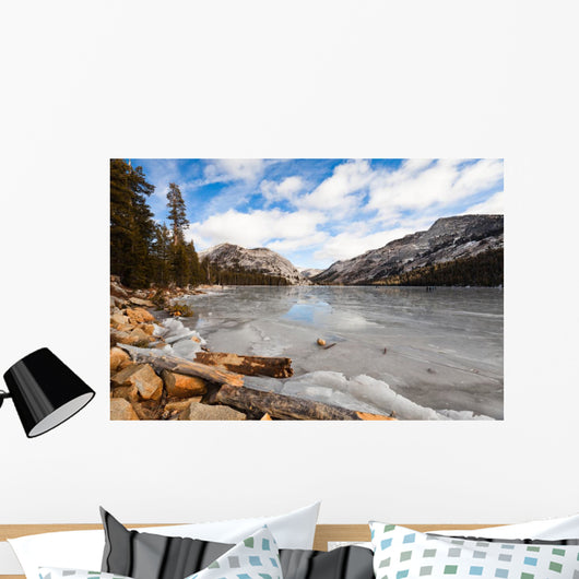 Yosemite Frozen Lake Winter Wall Decal