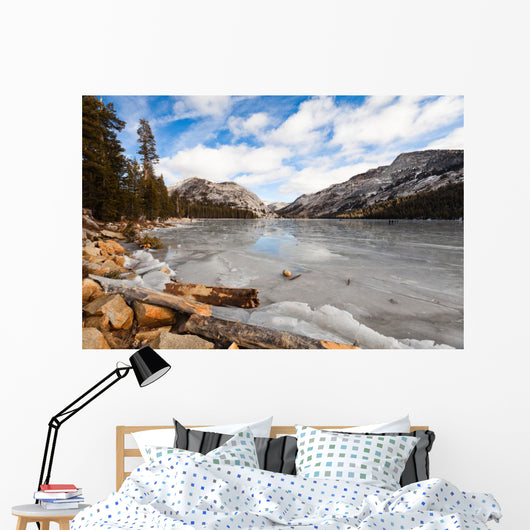 Yosemite Frozen Lake Winter Wall Decal