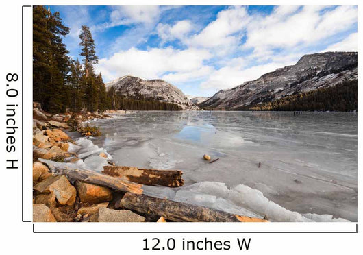 Yosemite Frozen Lake Winter Wall Decal