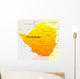 Map Zimbabwe Country Wall Decal