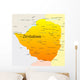 Map Zimbabwe Country Wall Decal