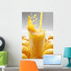 Orange Juice with Fruits Wall Decal
