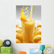 Orange Juice with Fruits Wall Decal