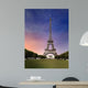 Eiffel Tower Paris in Evening Wall Decal