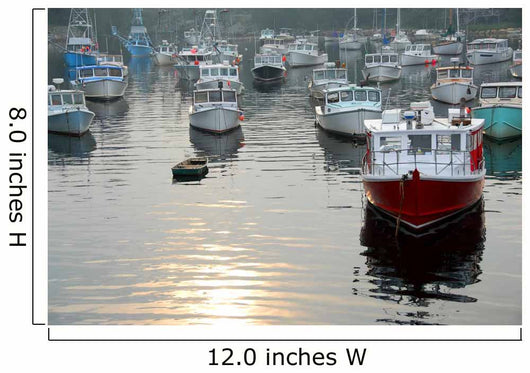 Fishing Boats Harbor Wall Decal