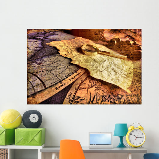 Old Fashioned Objects Vintage Wall Decal